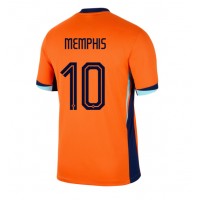 Maglie da calcio Olanda Memphis Depay #10 Prima Maglia Europei 2024 Manica Corta